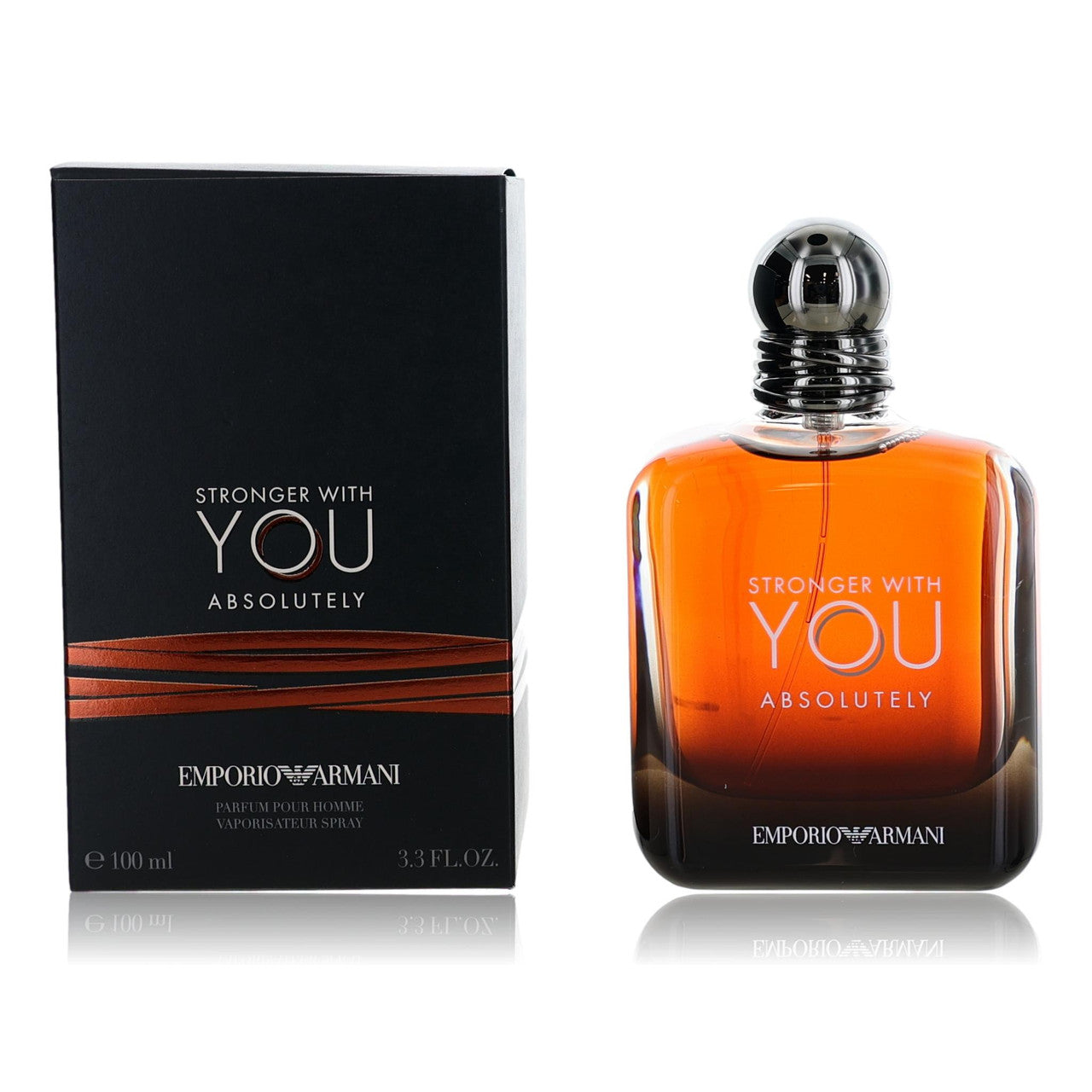 Stronger With You Absolutely by Emporio Armani, 3.4 oz EDP Spray men - FULL BOTTLE