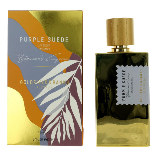 Purple Suede by Goldfield & Banks, 3.4 oz Perfume Spray for Unisex - FULL BOTTLE
