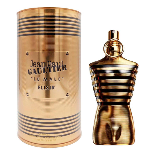 Jean Paul Gaultier Le Male Elixir by JPG, 6.8 oz Parfum Spray for Men - FULL BOTTLE