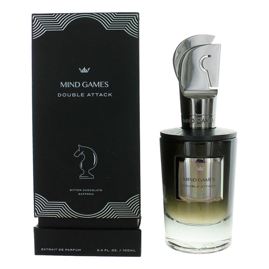 Double Attack by Mind Games, 3.4 oz Extrait de Parfum for Unisex - FULL BOTTLE