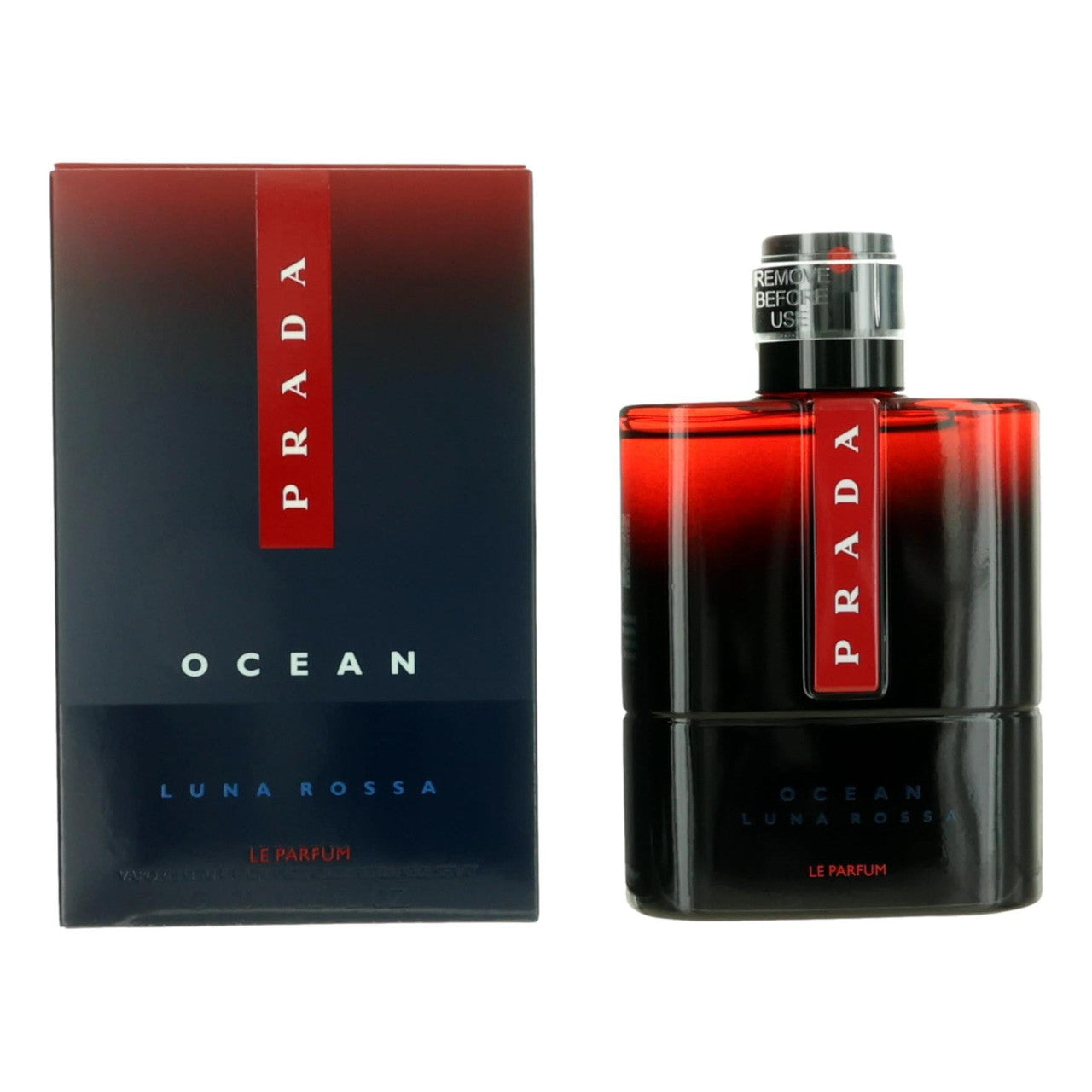 Prada Luna Rossa Ocean Le Parfum by Prada, 3.3 oz Parfum Spray for Men - FULL BOTTLE